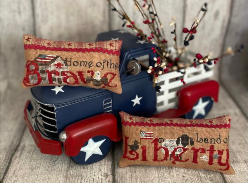 Brave & Liberty pillows